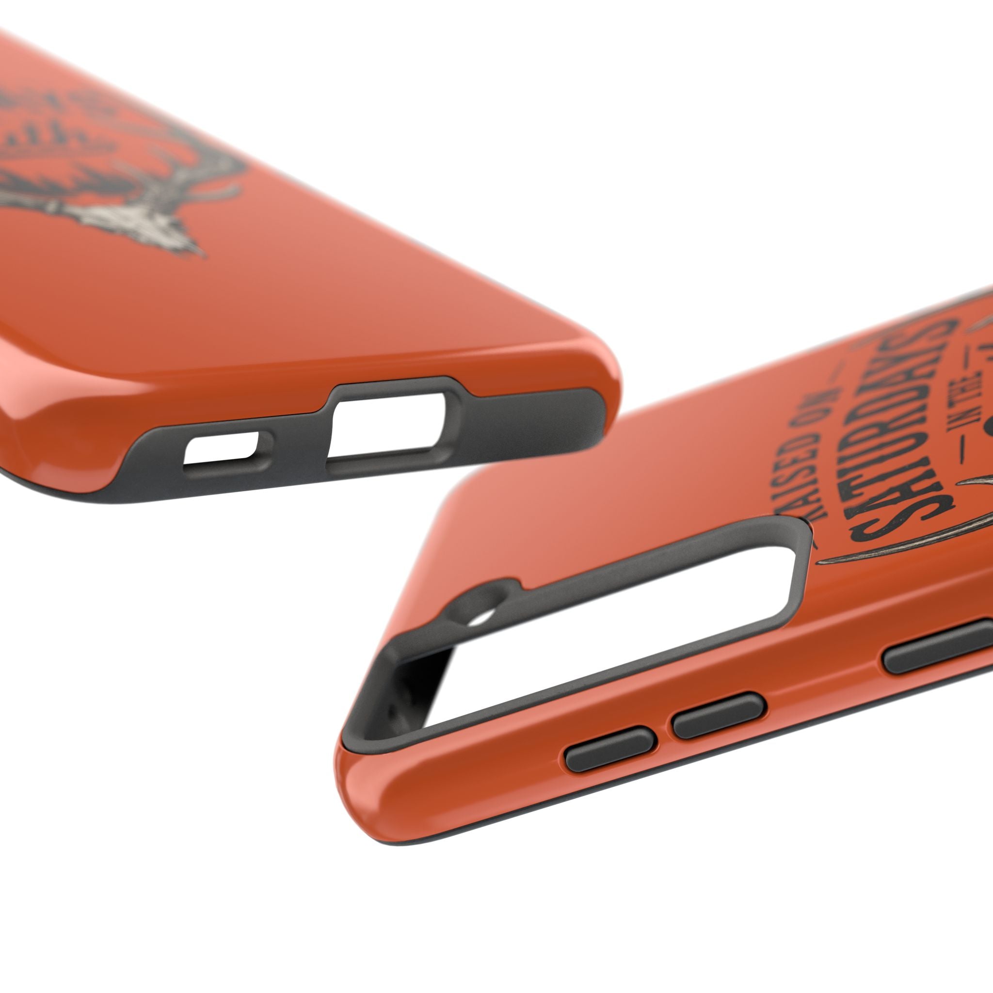 Raised On Saturdays In The South Phone Case-Spread Runs Deep In The Woods-(orange)