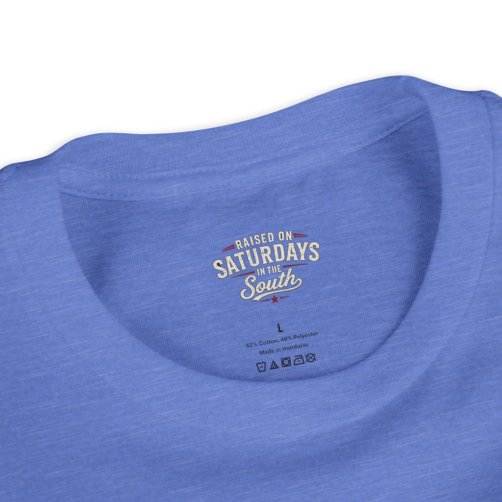 “Taught Southern Roots, Raised with Class and Cowgirl Boots” T-shirt
