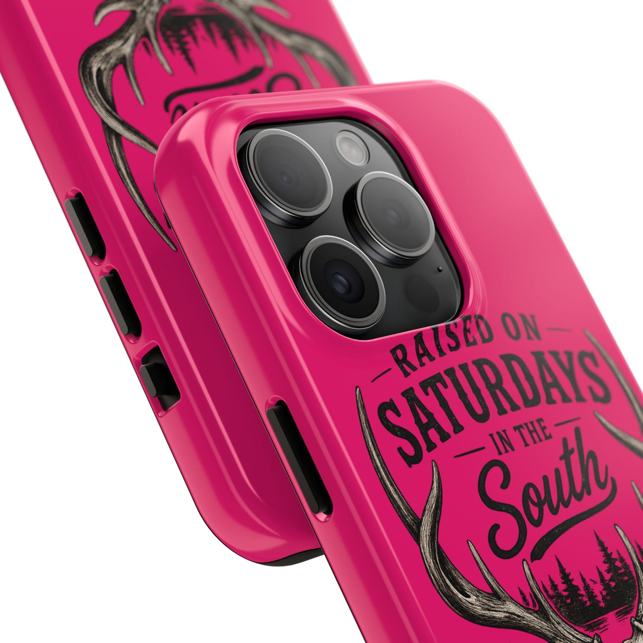 The Spreads Runs Deep In The Woods Phone Case-(pink)