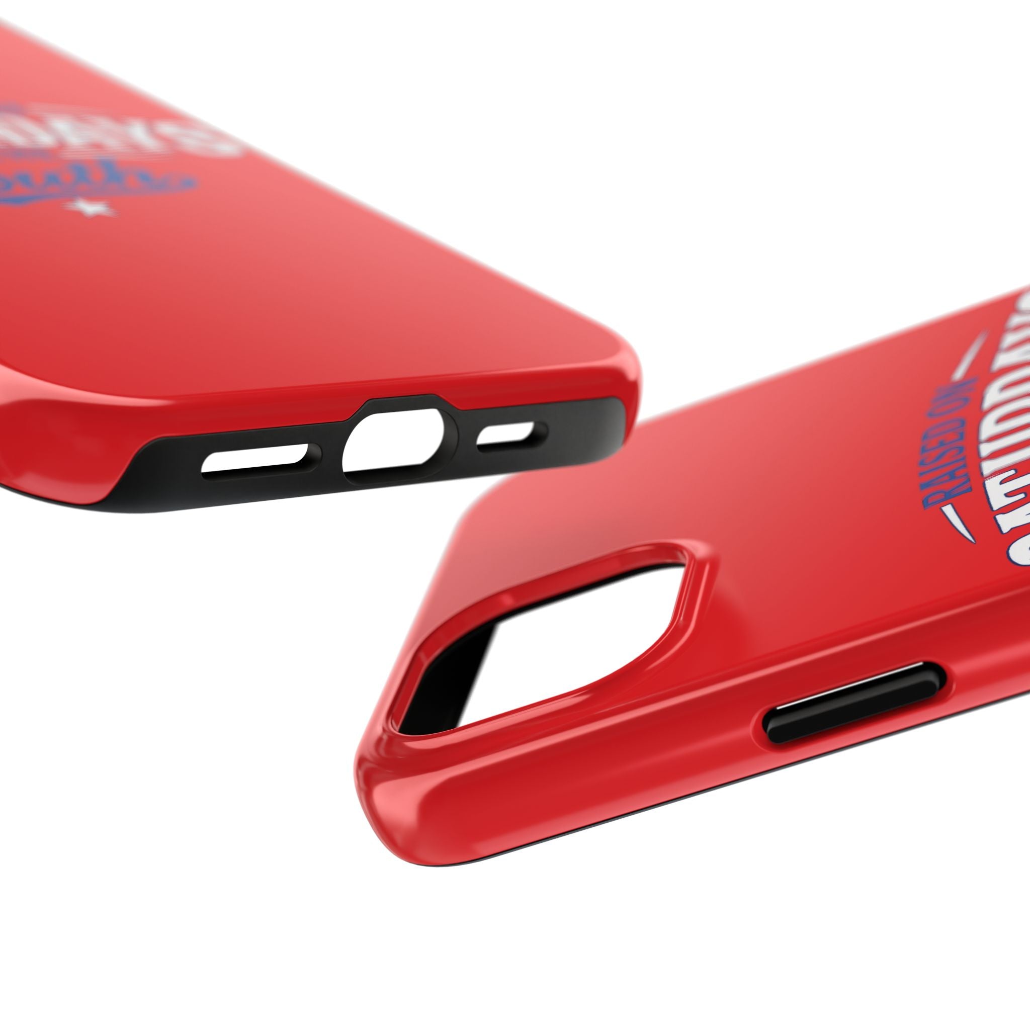 Raised On Saturdays In The South Phone Case-(red)