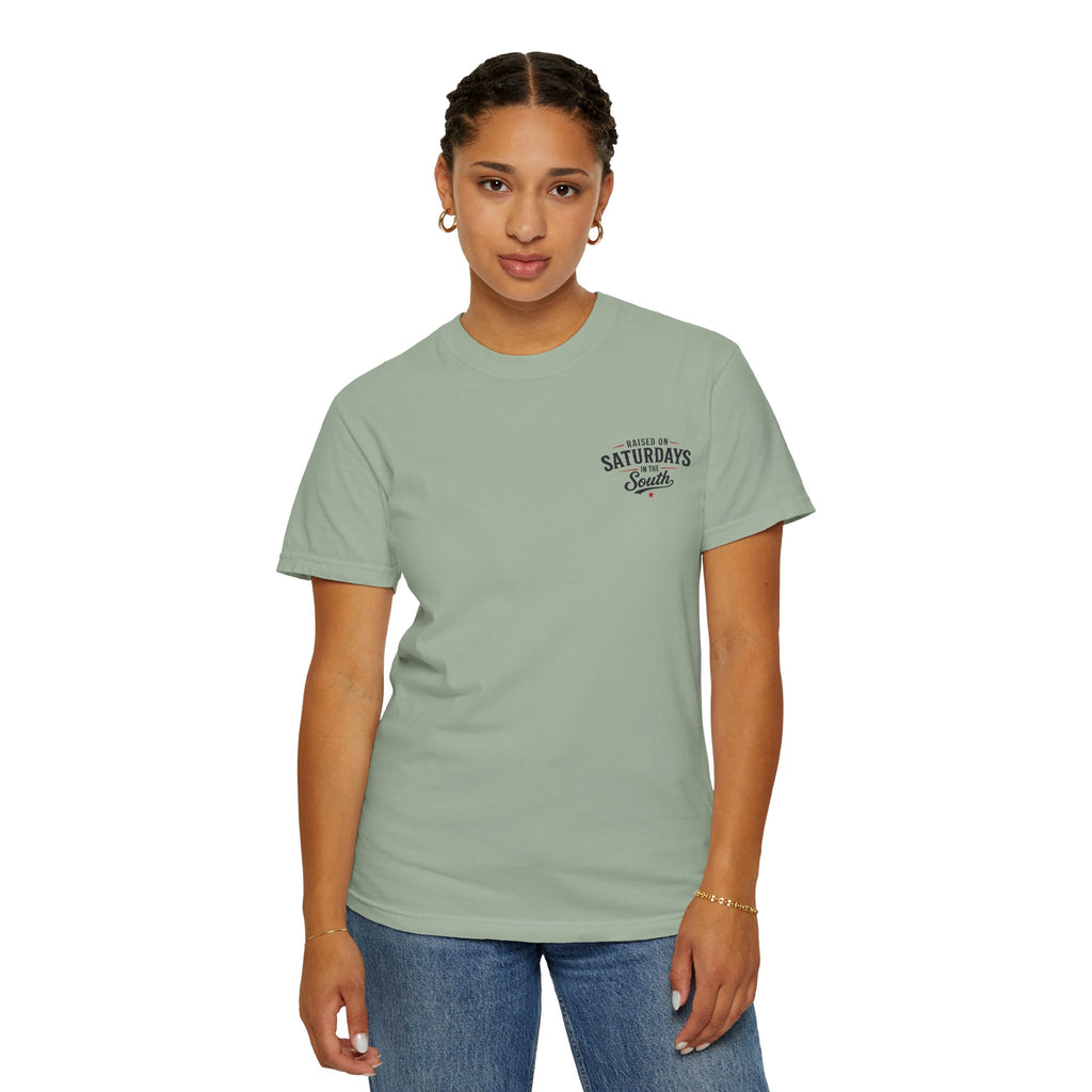 Raised On Saturdays In The South T-Shirt — Saturdays Are Made For Fishin