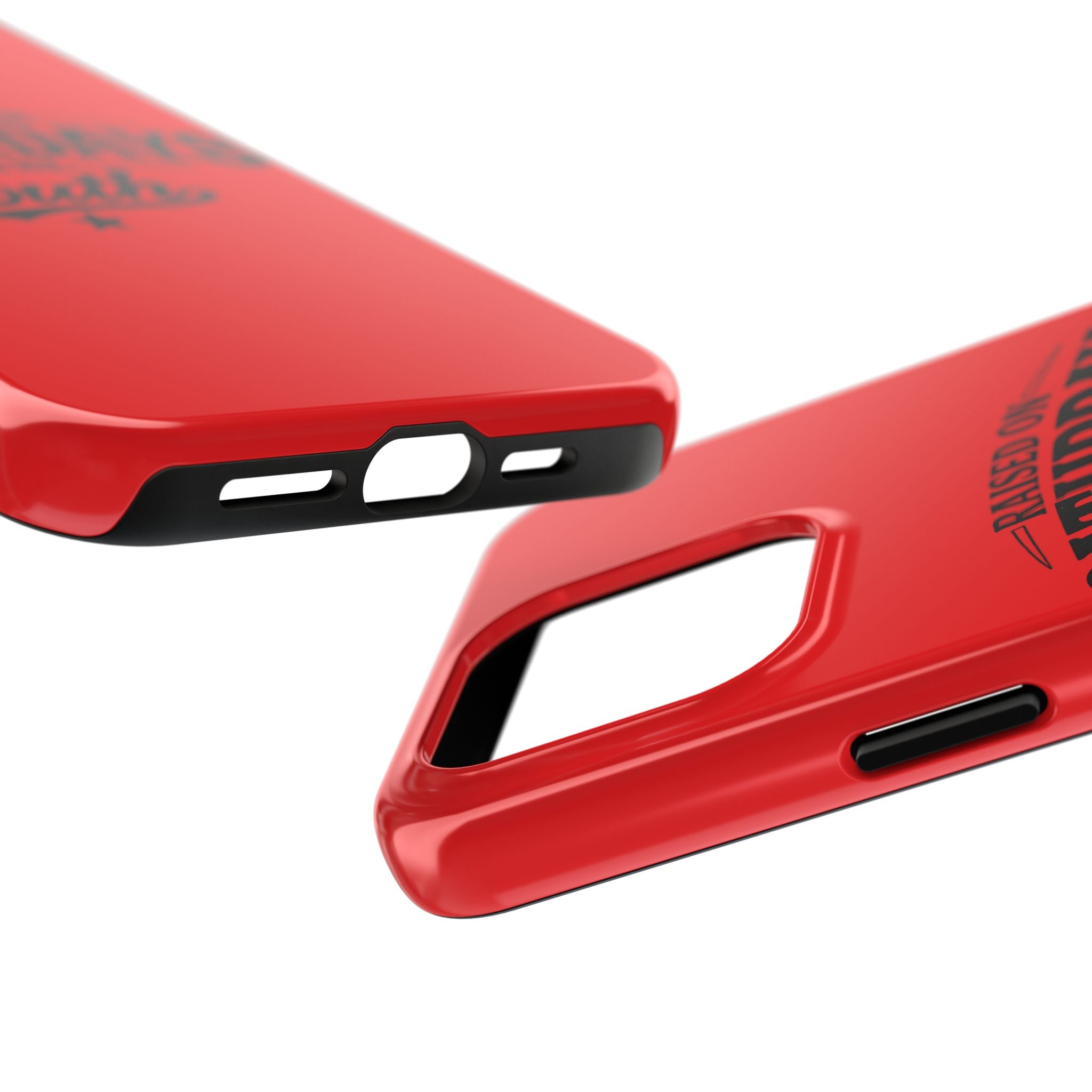 Raised On Saturdays In The South Phone Case-(red)