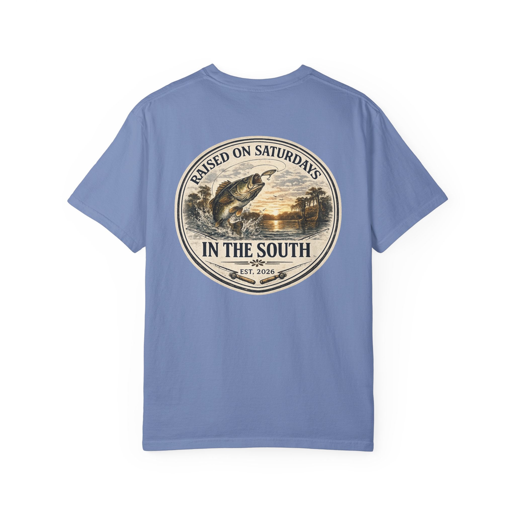 Raised On Saturdays In The South Classic T-Shirt- Fishin Season