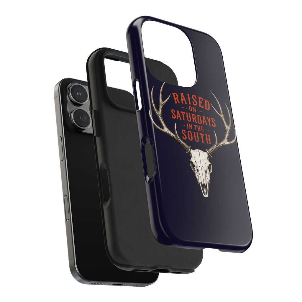 The Spreads Runs Deep In The Woods Phone Case-(blue)