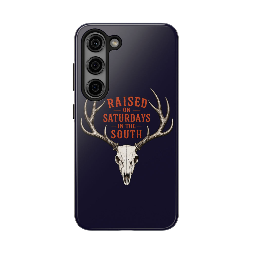 The Spreads Runs Deep In The Woods Phone Case-(blue)