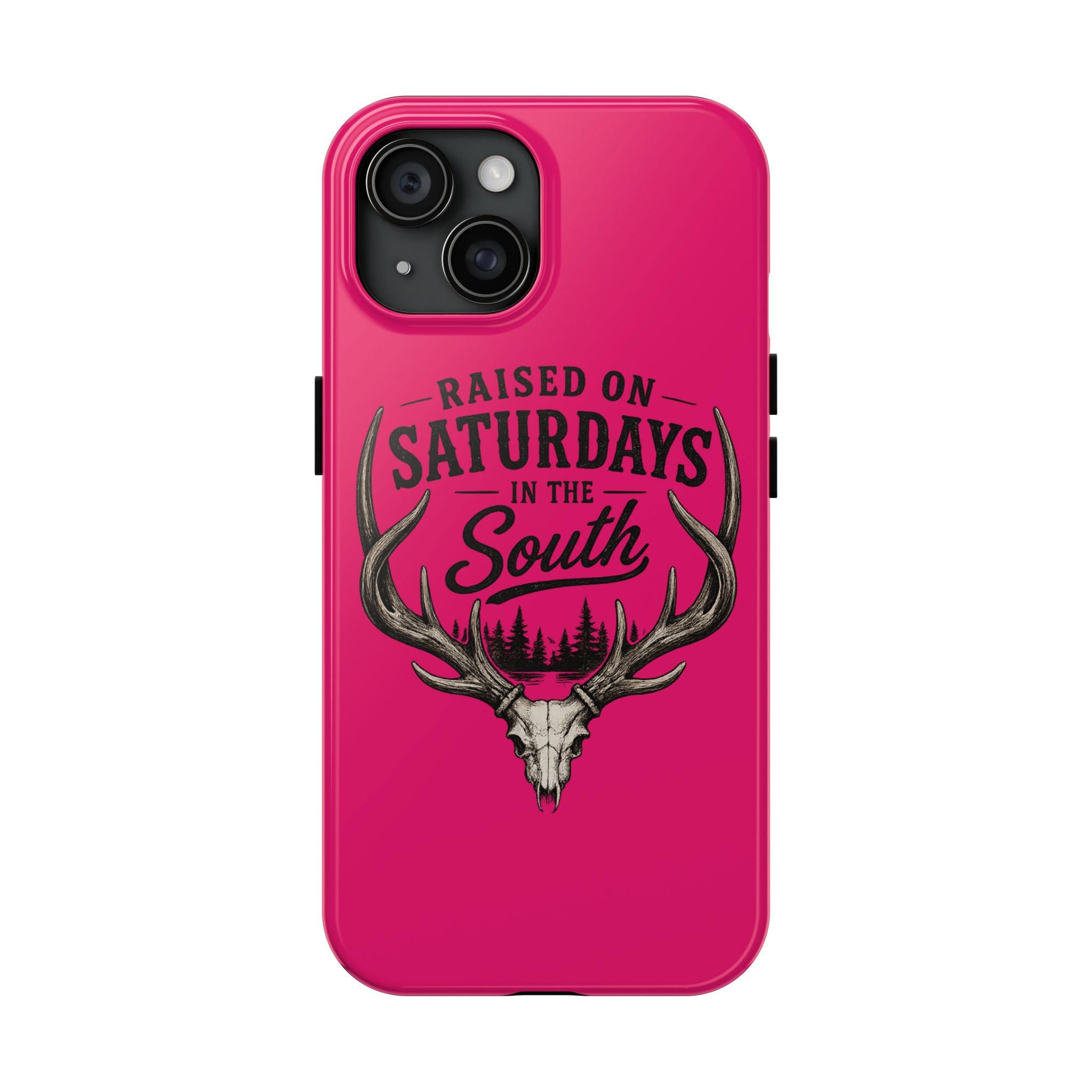 The Spreads Runs Deep In The Woods Phone Case-(pink)