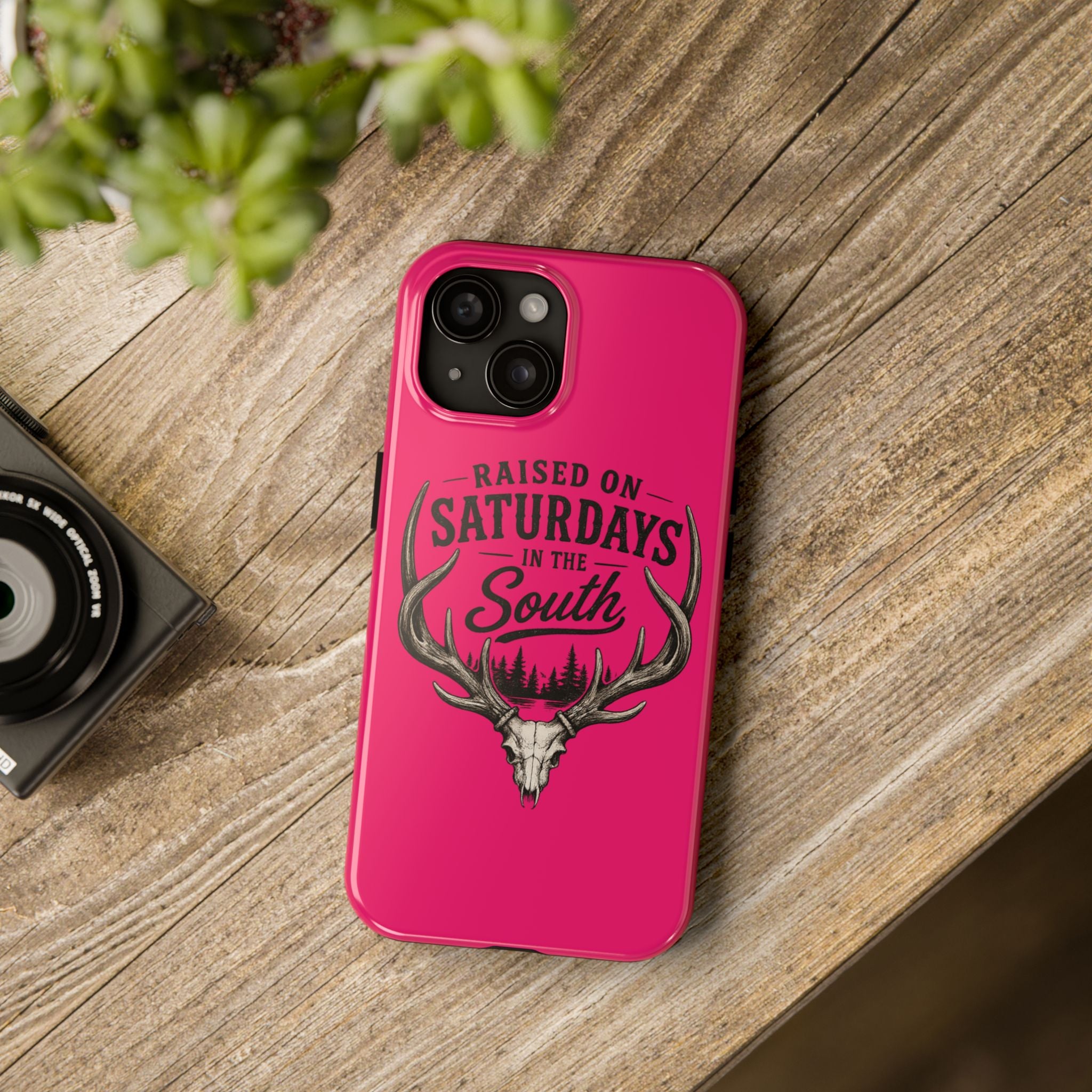 The Spreads Runs Deep In The Woods Phone Case-(pink)