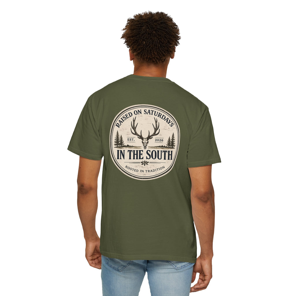 Raised On Saturdays In The South Classic T-Shirt — Deer Season