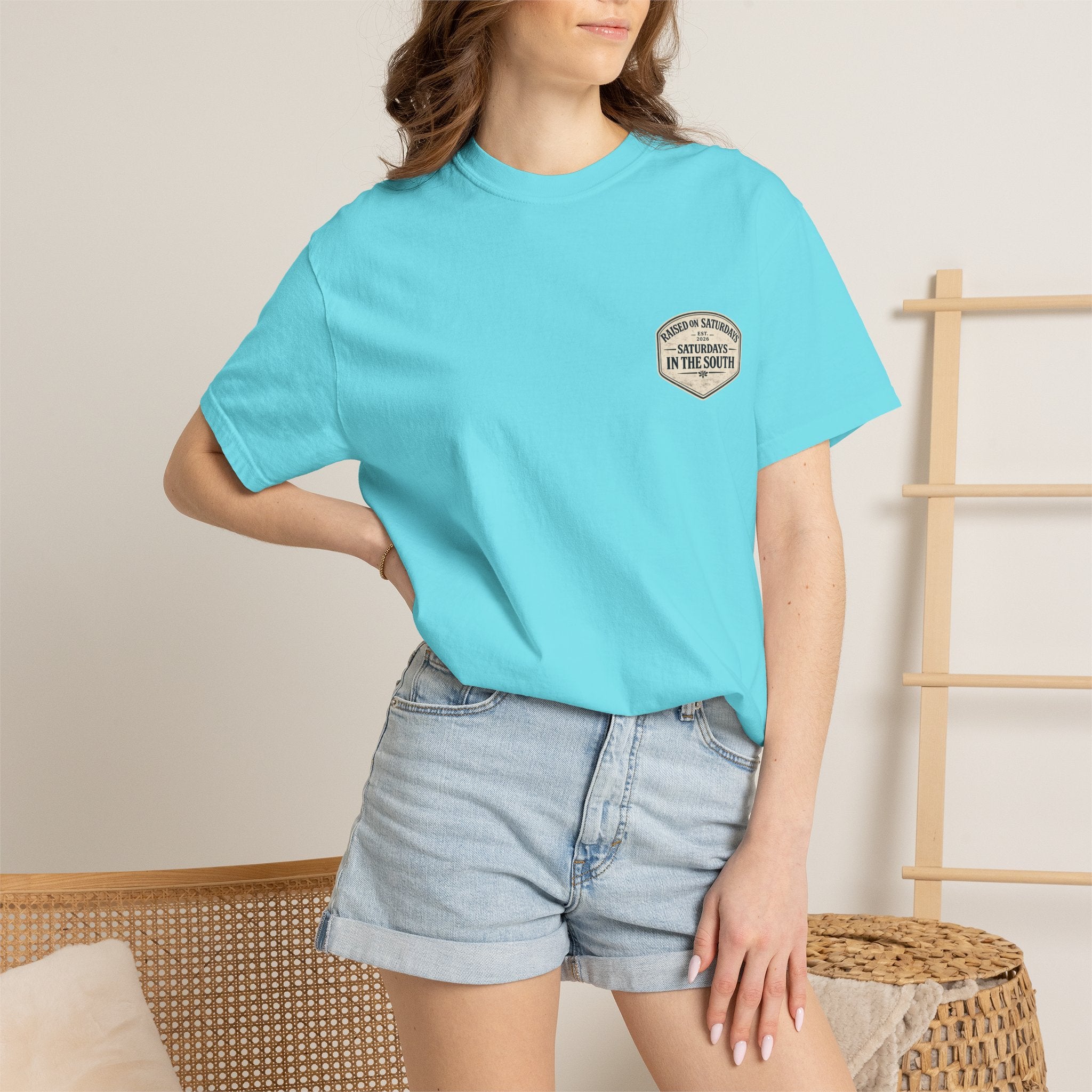 Raised On Saturdays In The South Classic T-Shirt- Fishin Season