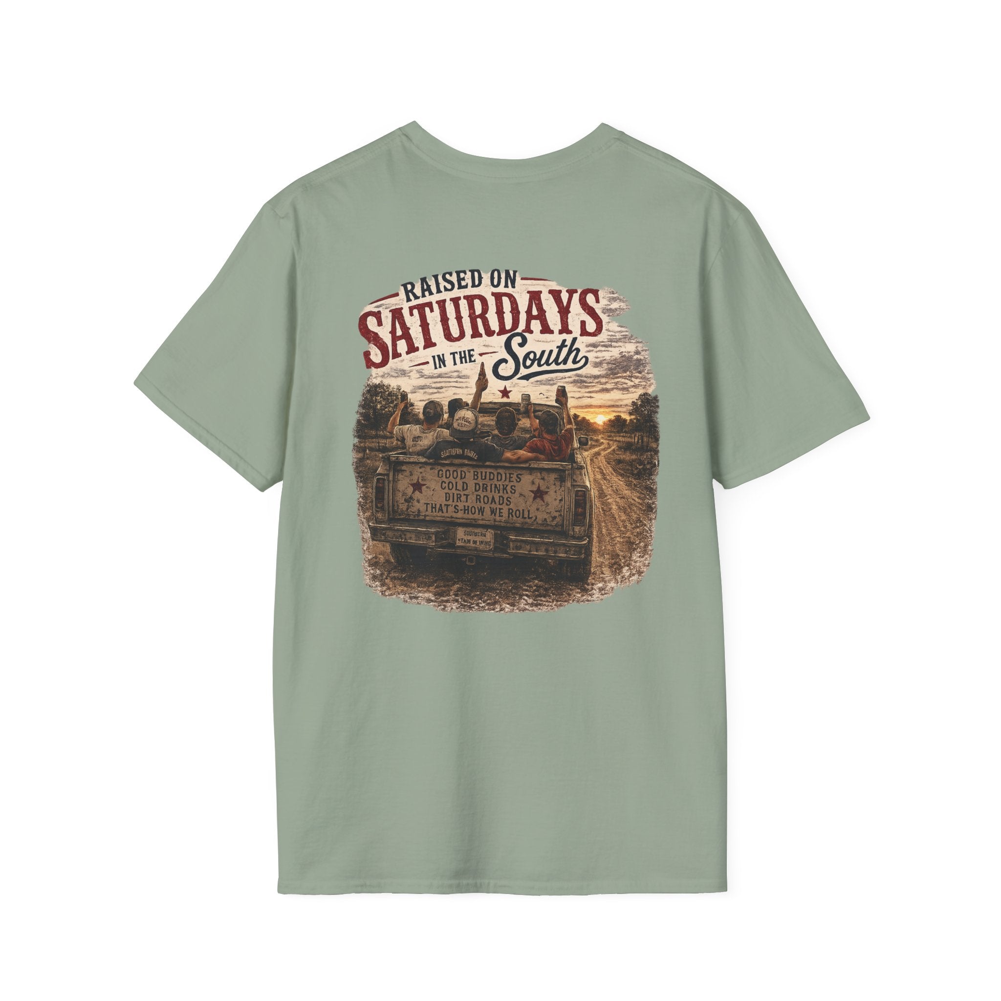 Raised On Saturdays In The South Vintage T-Shirt - Good Riding Buddies