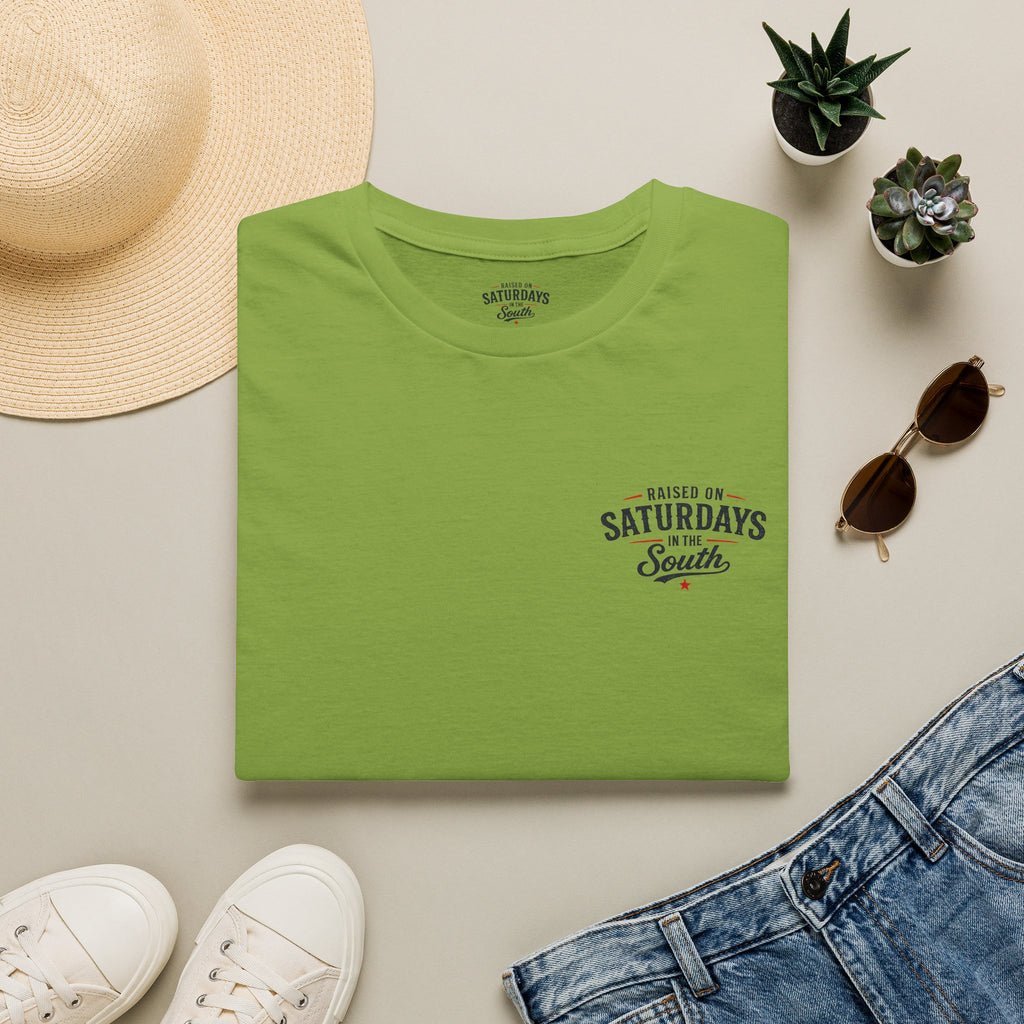 "Raised On Saturdays In The South" Vintage T-Shirt-Saturdays Are Made For Fishin