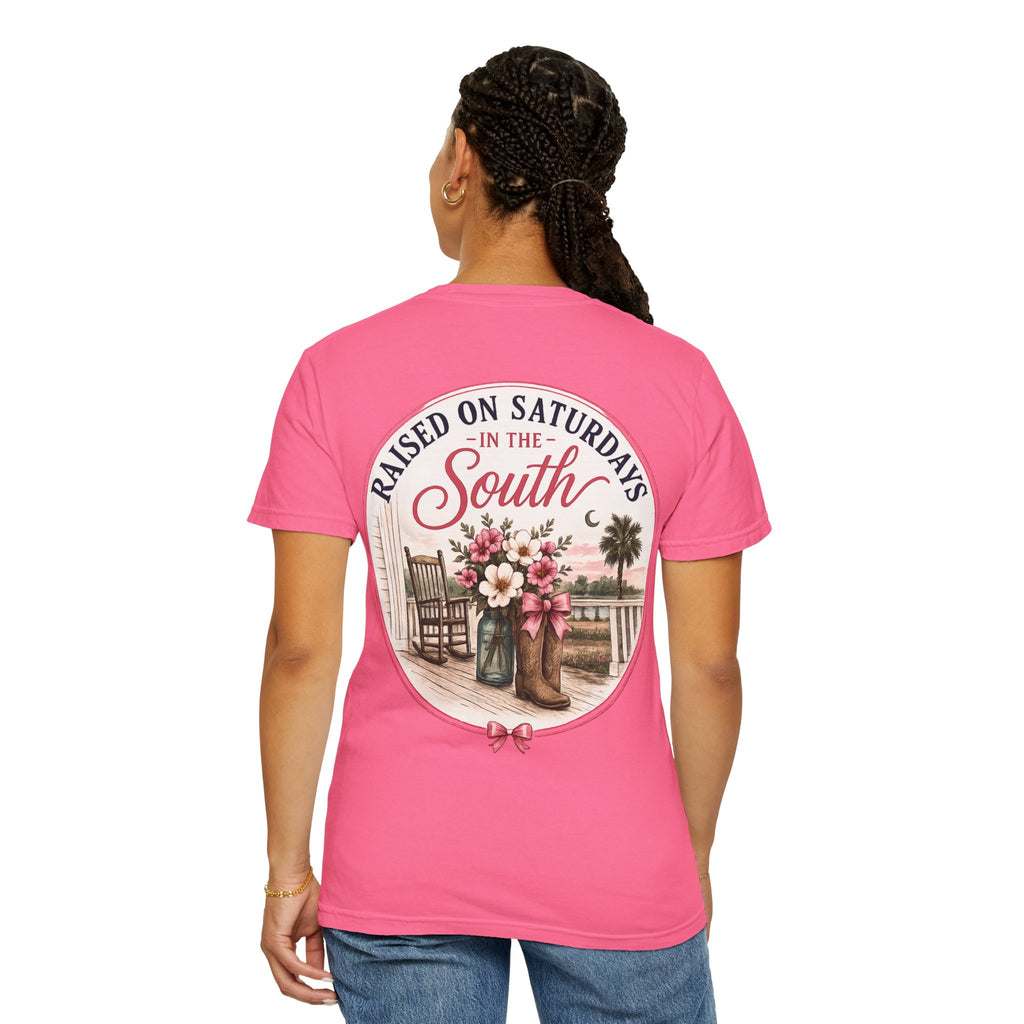 Raised On Saturdays In The South T-shirt