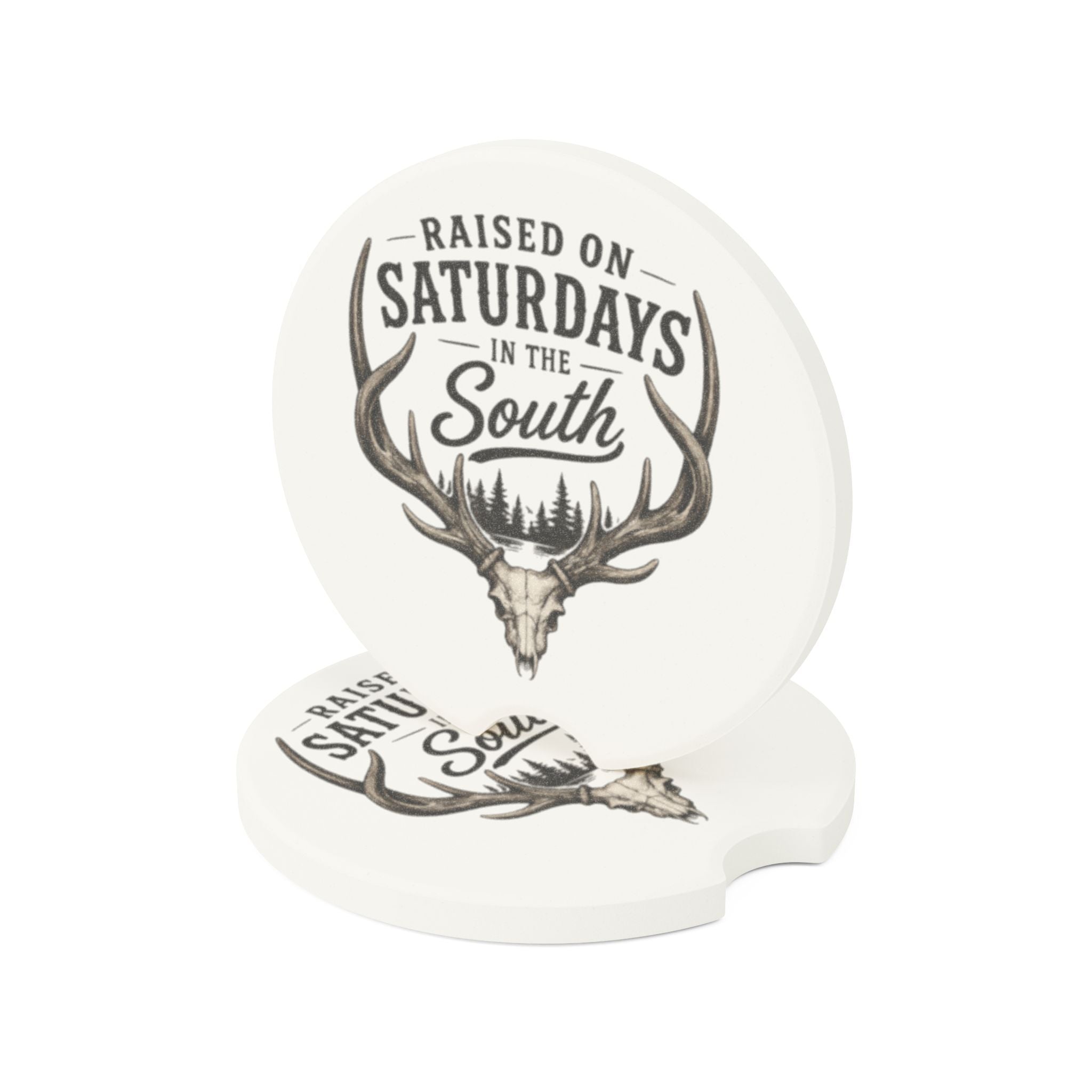 The Spread Runs Deep In The Woods Car Coaster(white)