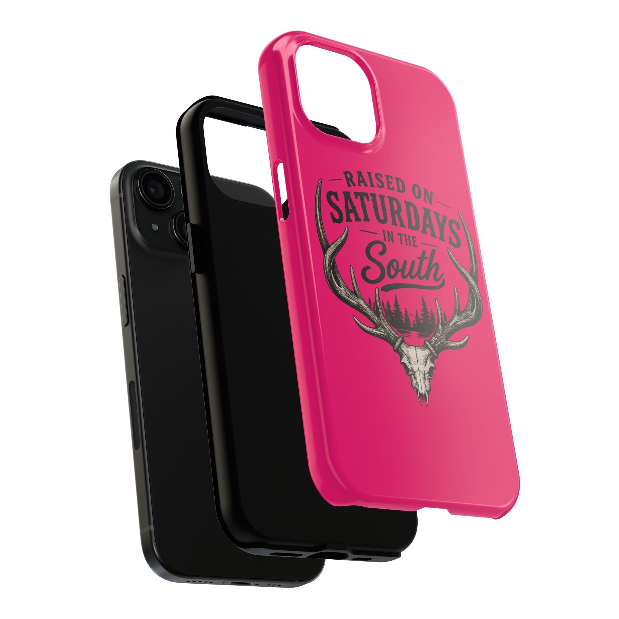 The Spreads Runs Deep In The Woods Phone Case-(pink)