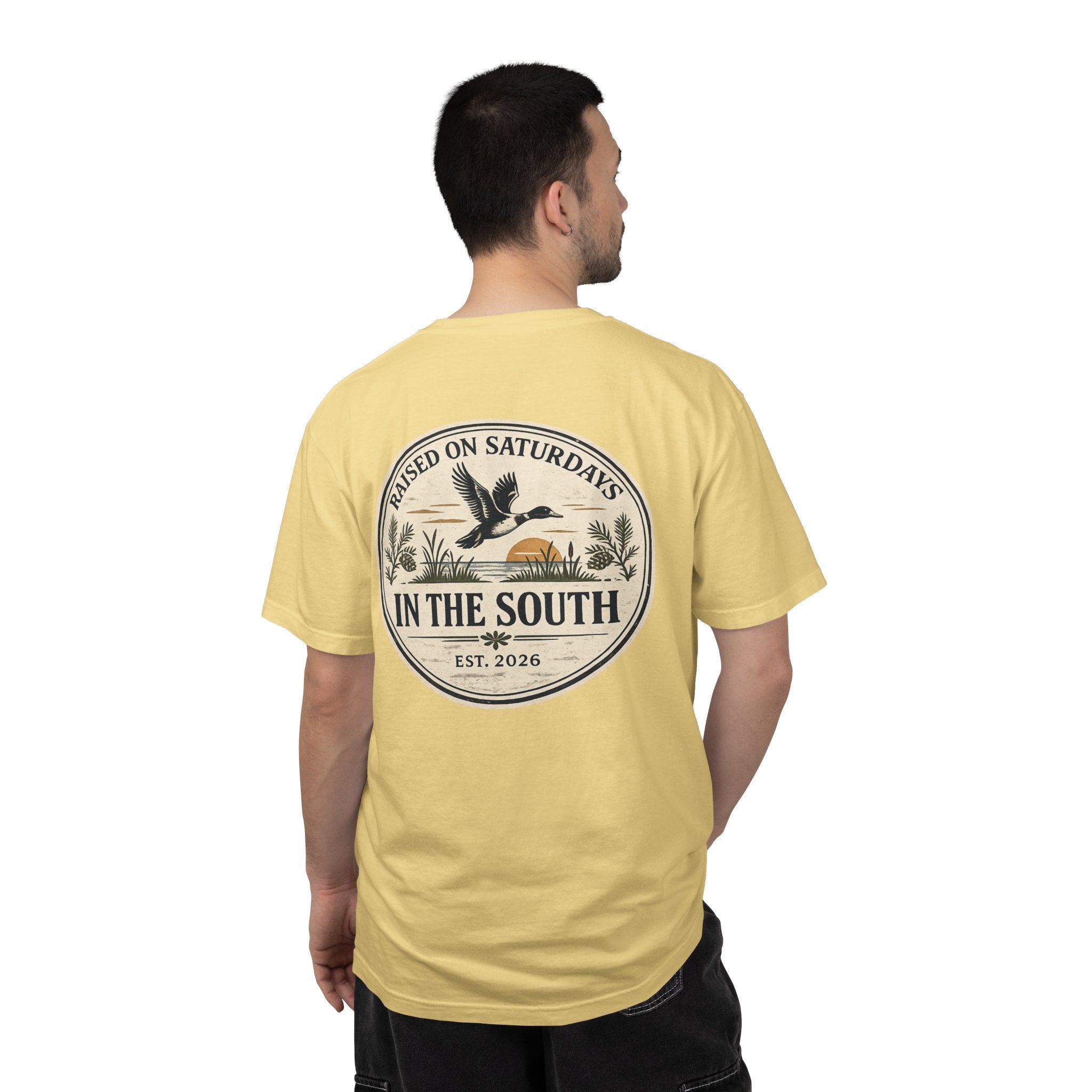 Raised On Saturdays In The South Classic T-Shirt - Duck Season