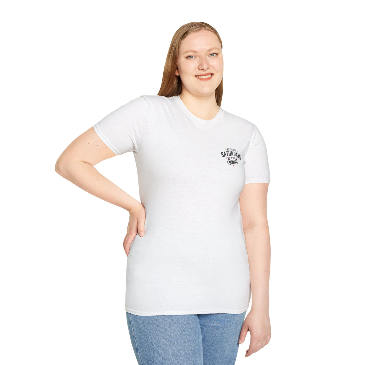 "Raised On Saturdays In The South" Vintage T-Shirt-Saturdays Are Made For Fishin
