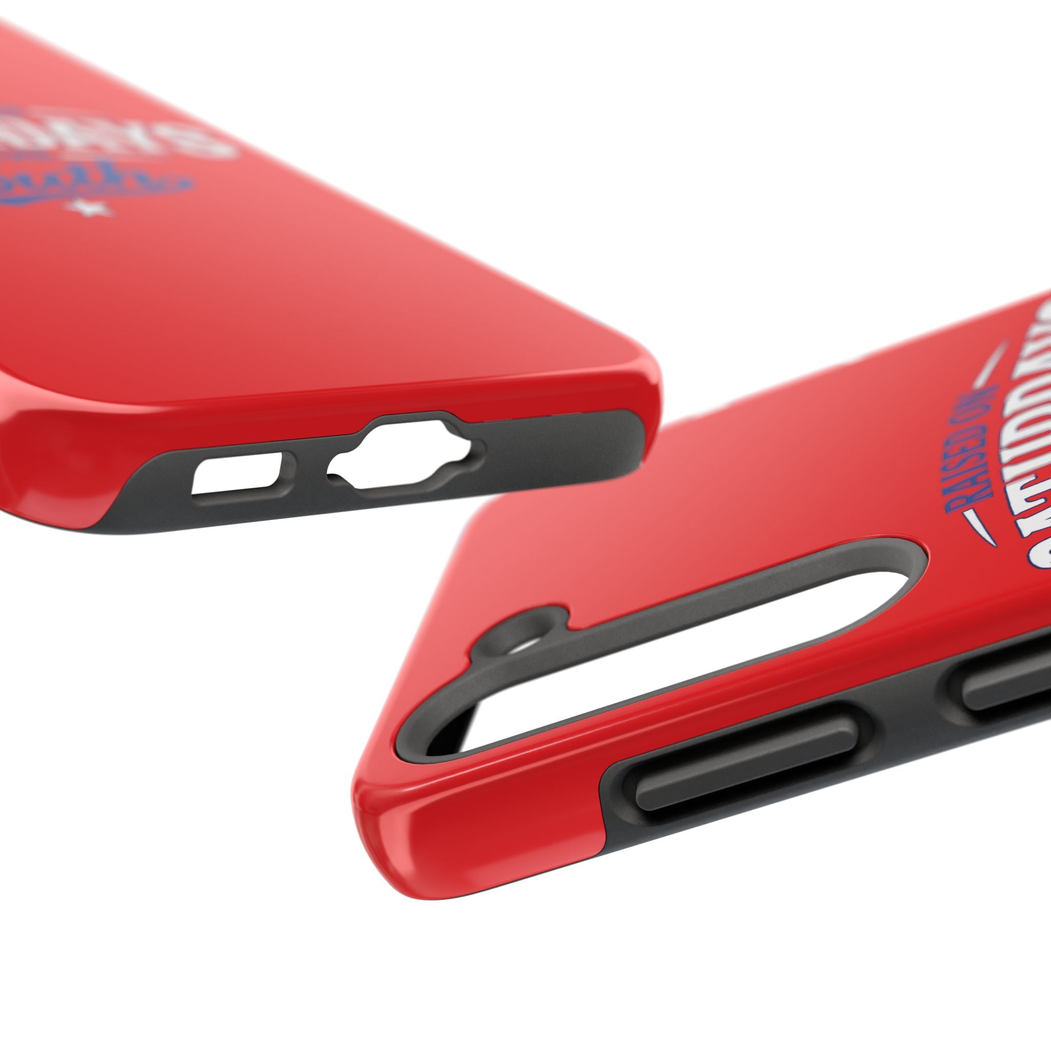 Raised On Saturdays In The South Phone Case-(red)