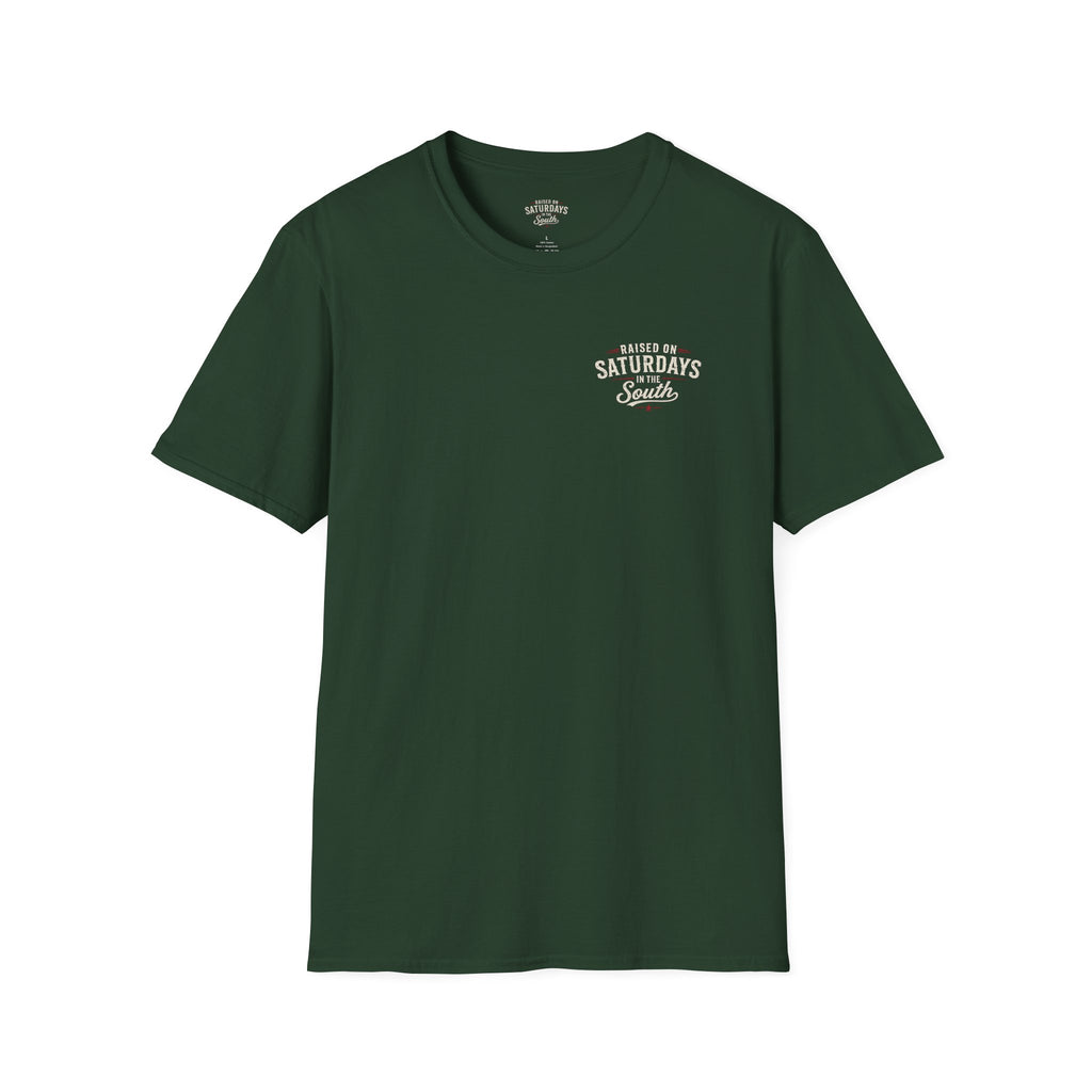 Raised On Saturdays In The South Vintage T-Shirt-Girl Dad Hunting Buddies