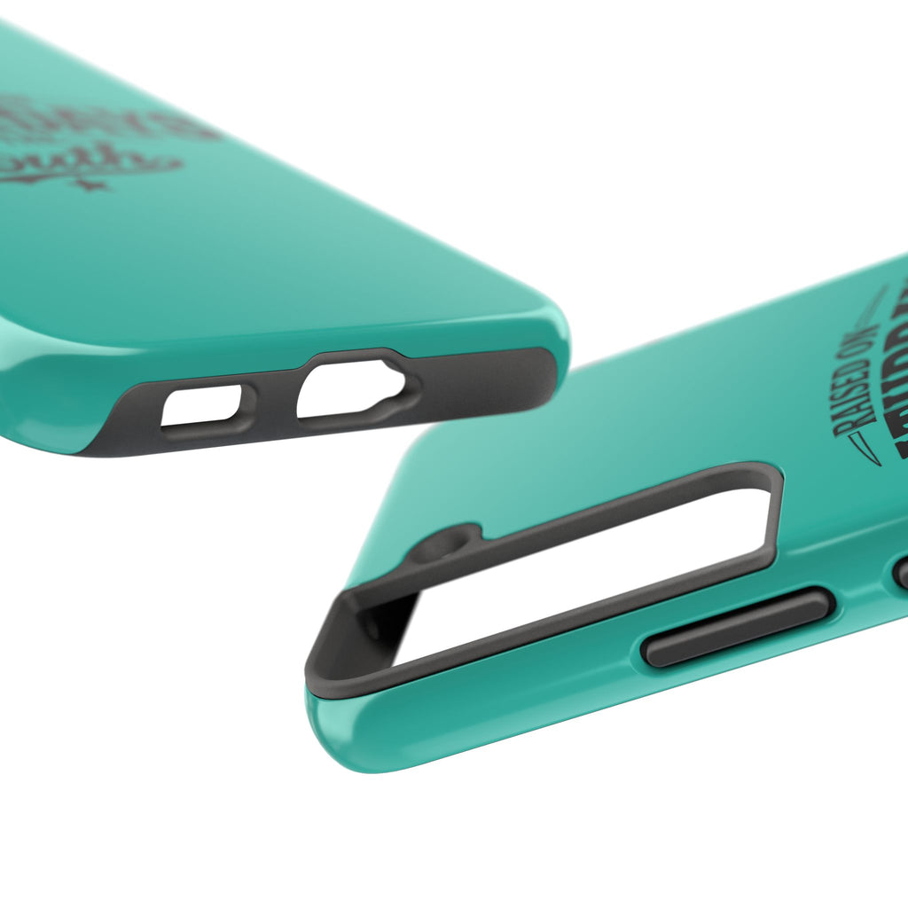 Raised On Saturdays In The South Phone Case-(blue)