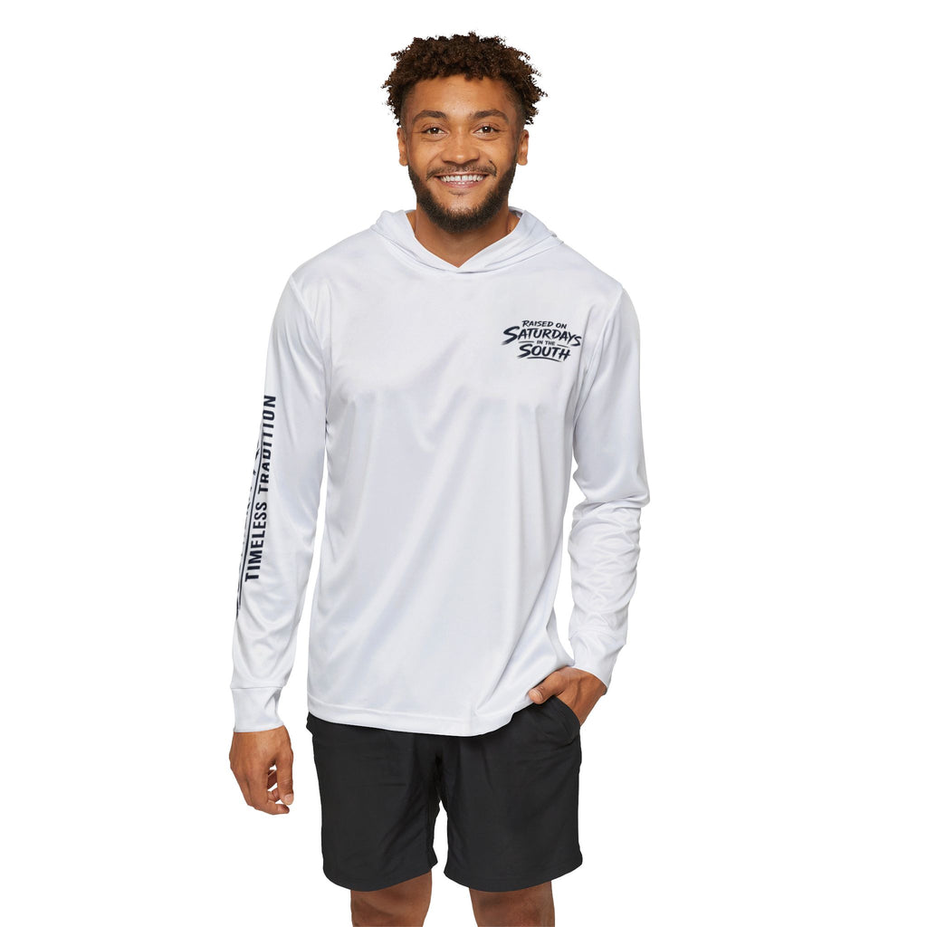 Raised on Saturdays in the South-Southern Roots Timeless Tradition performance hoodie fishing