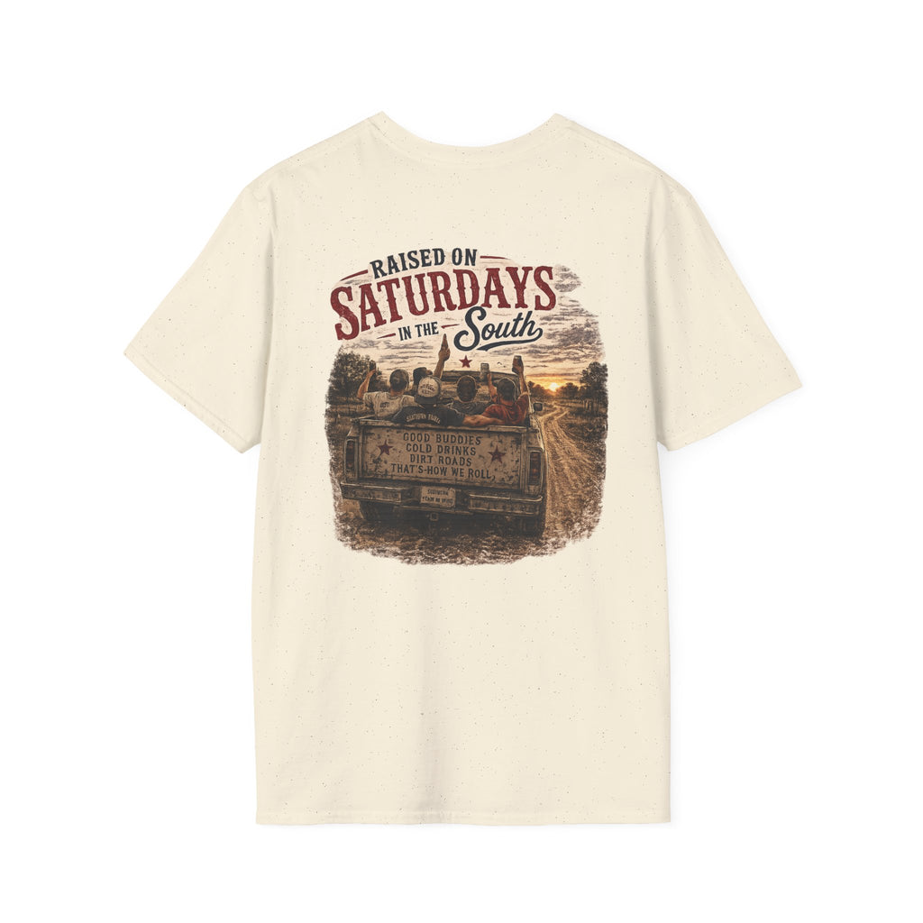 Raised On Saturdays In The South Vintage T-Shirt - Good Riding Buddies