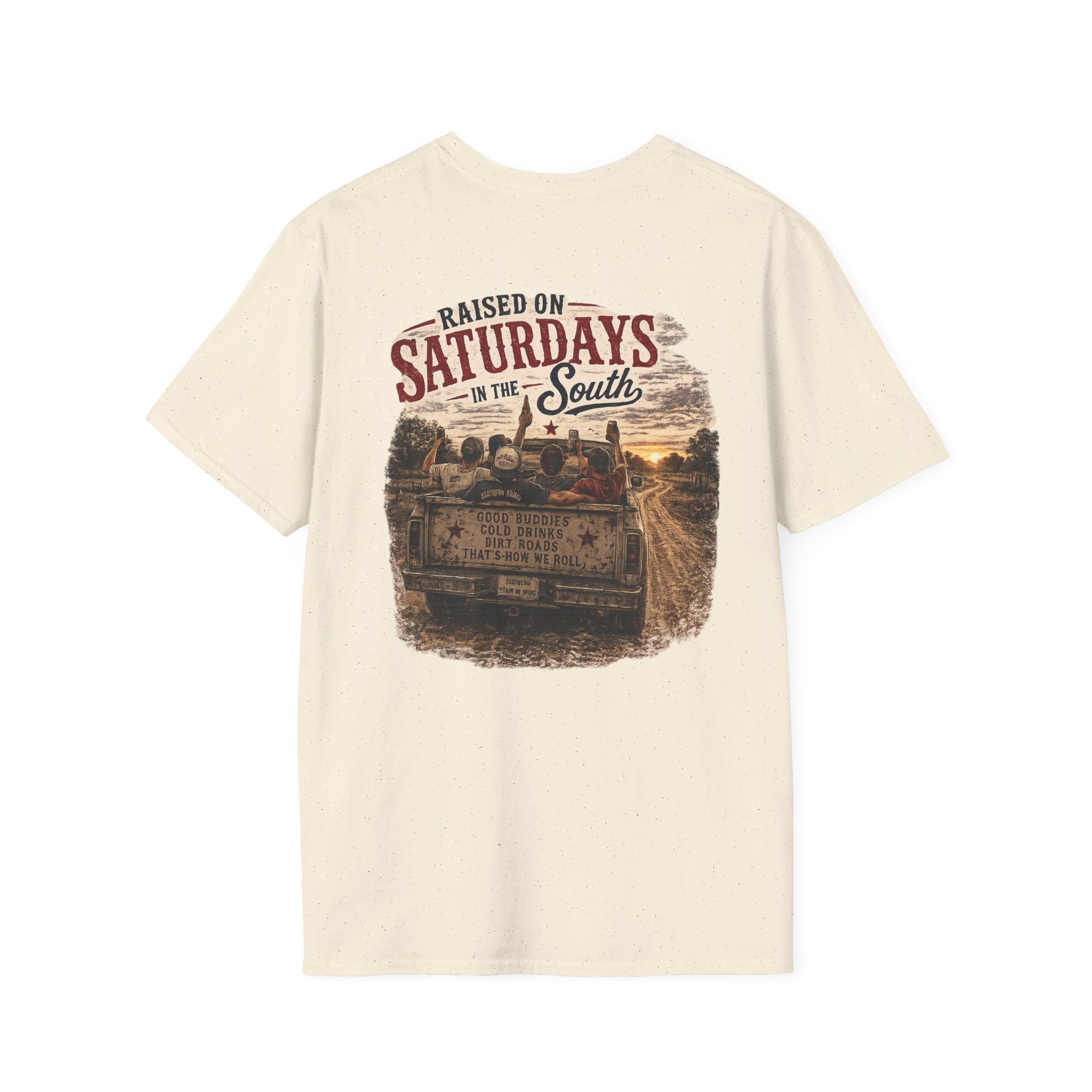 Raised On Saturdays In The South Vintage T-Shirt - Good Riding Buddies