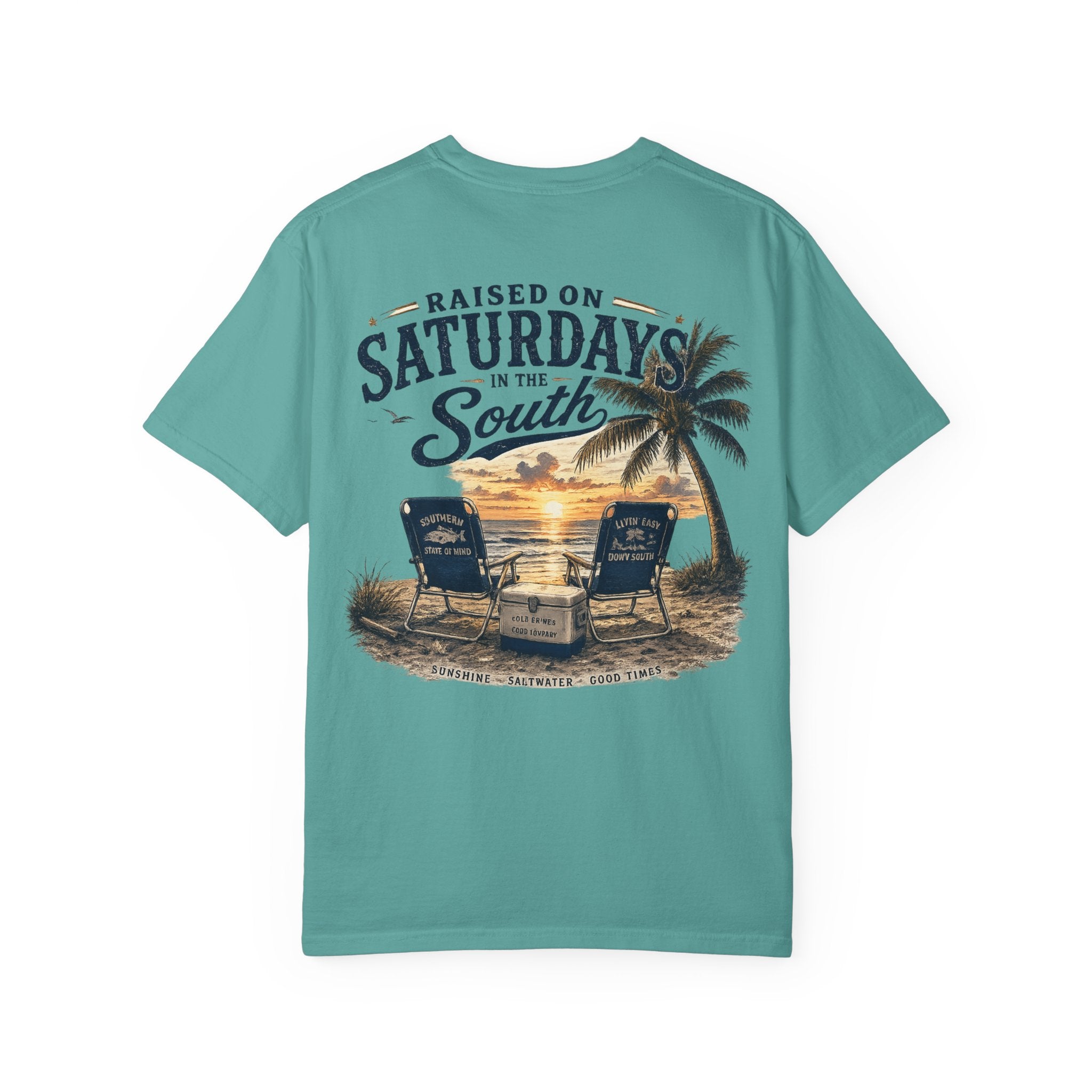 Raised On Saturdays In The South T-Shirt — Beachin It On Summer Saturdays