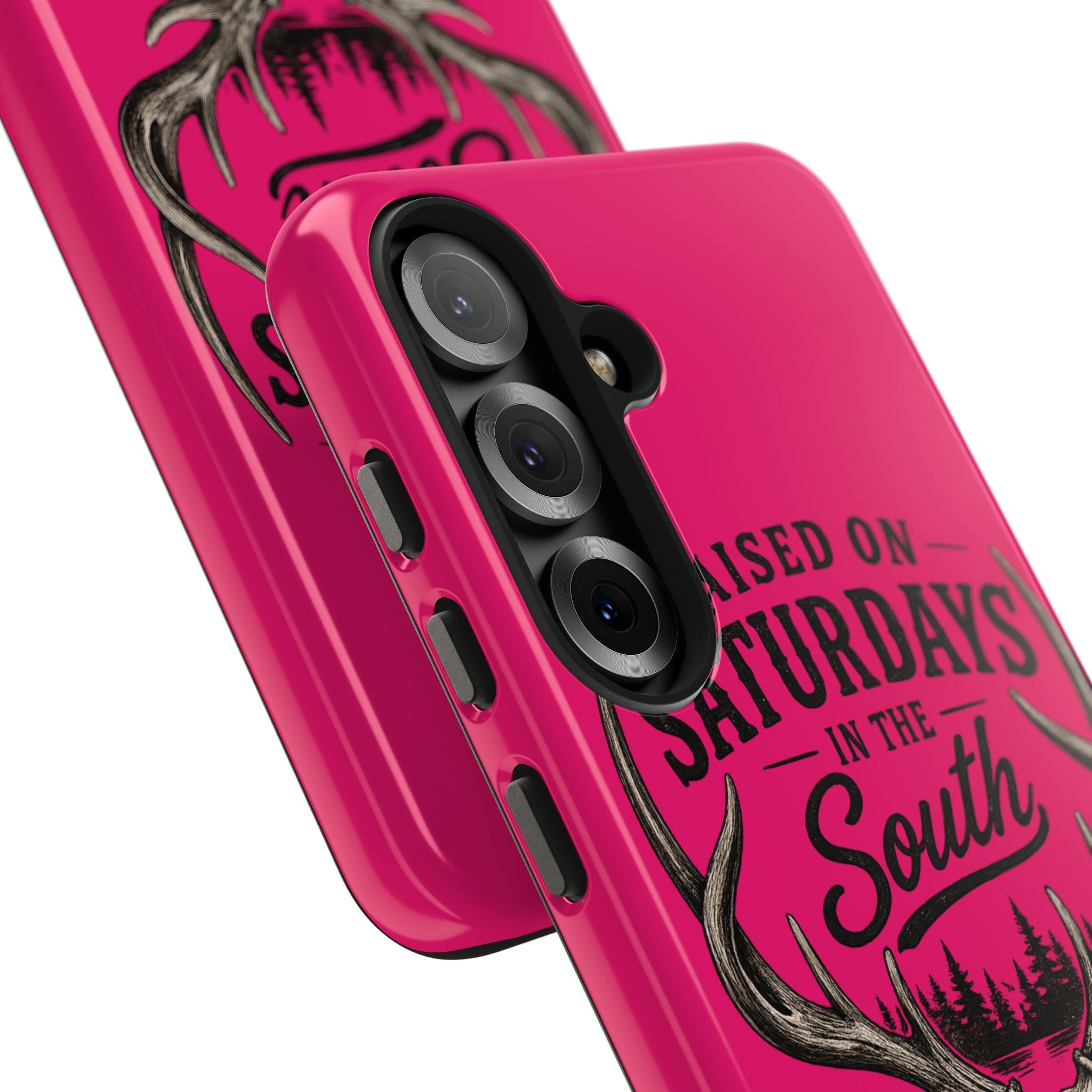 The Spreads Runs Deep In The Woods Phone Case-(pink)