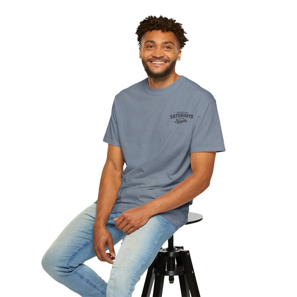 Raised On Saturdays In The South T-Shirt Boy Dad-"Daddy's Home"