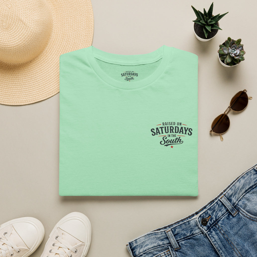 "Raised On Saturdays In The South" Vintage T-Shirt-Saturdays Are Made For Fishin