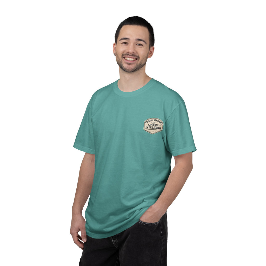 Raised On Saturdays In The South Classic T-Shirt-Mountain Seasons