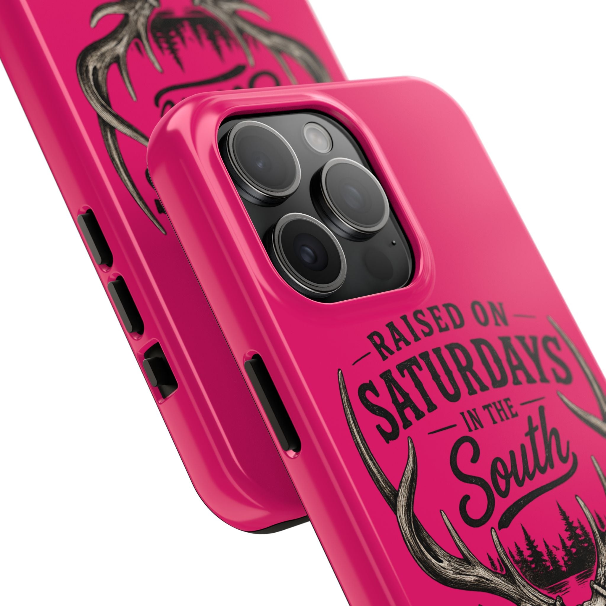 The Spreads Runs Deep In The Woods Phone Case-(pink)