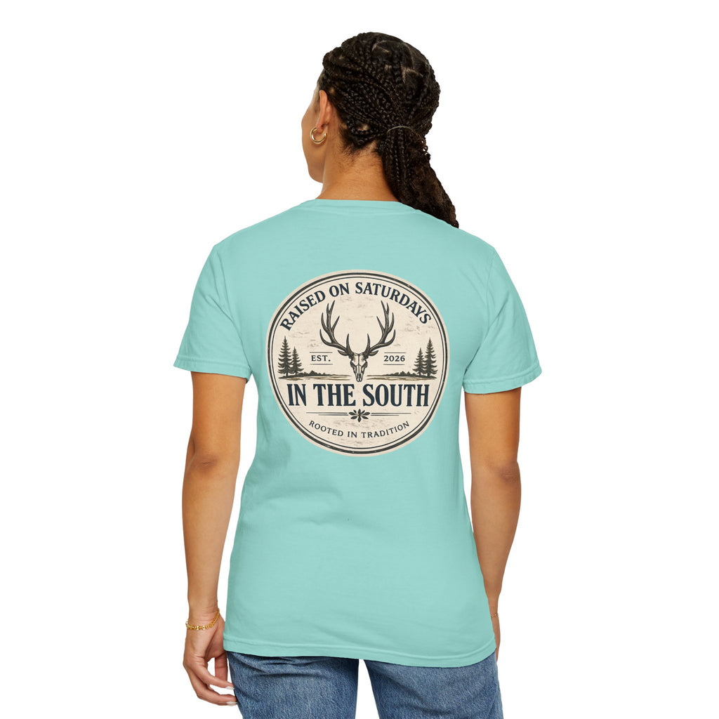 Raised On Saturdays In The South Classic T-Shirt — Deer Season