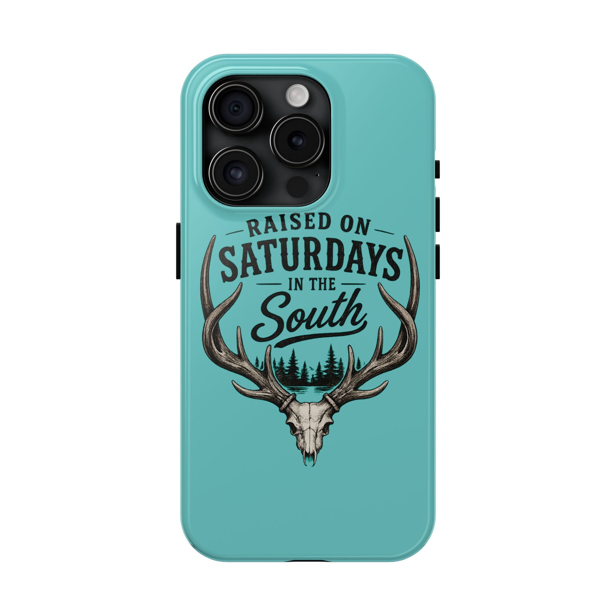 The Spreads Runs Deep In The Woods Phone Case-(blue)