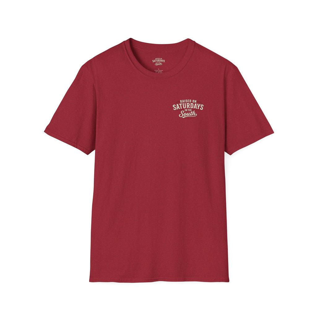 Raised On Saturdays In The South Vintage T-Shirt-Girl Dad Hunting Buddies