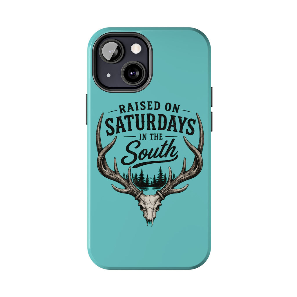 The Spreads Runs Deep In The Woods Phone Case-(blue)