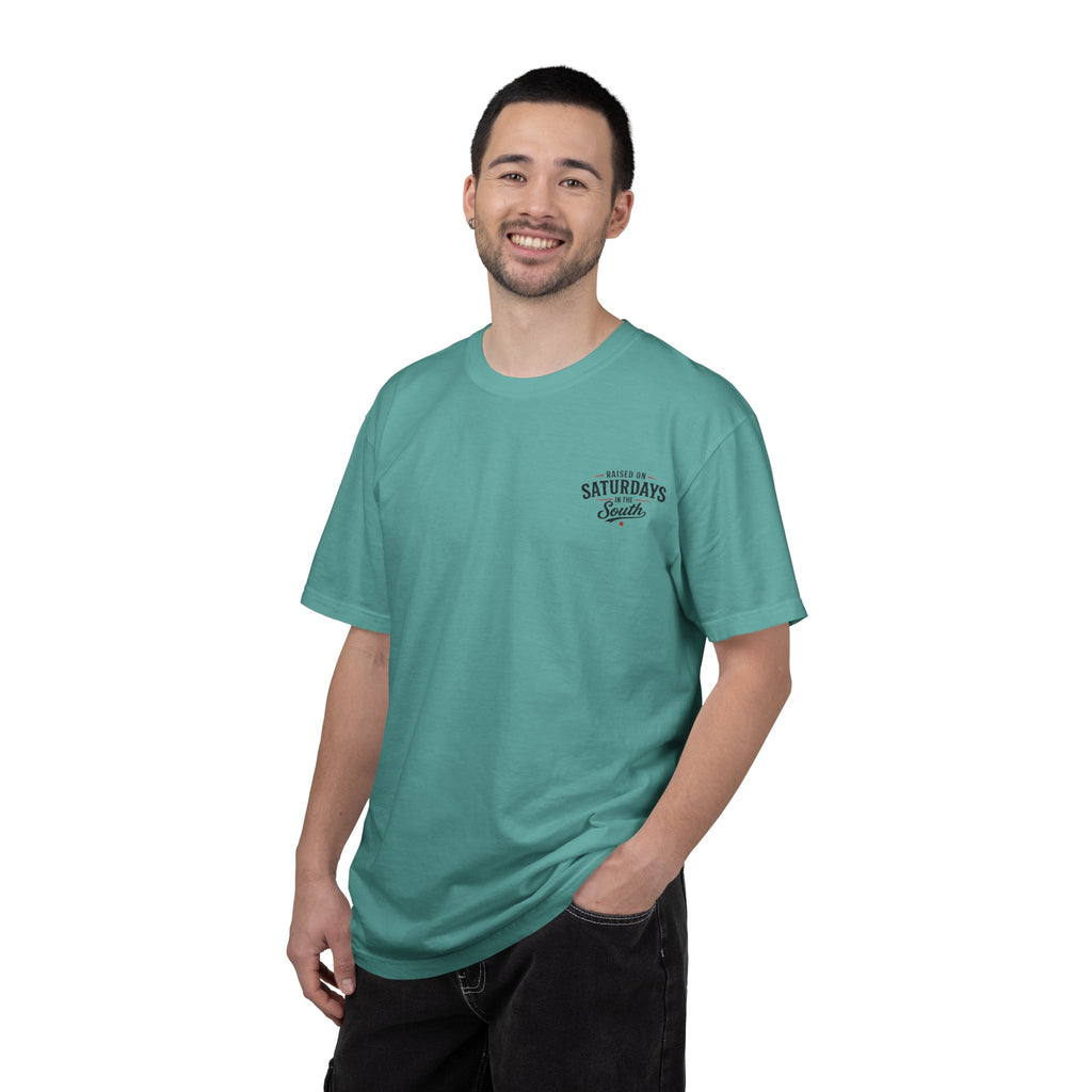 Raised On Saturdays In The South T-Shirt — Saturdays Are Made For Fishin