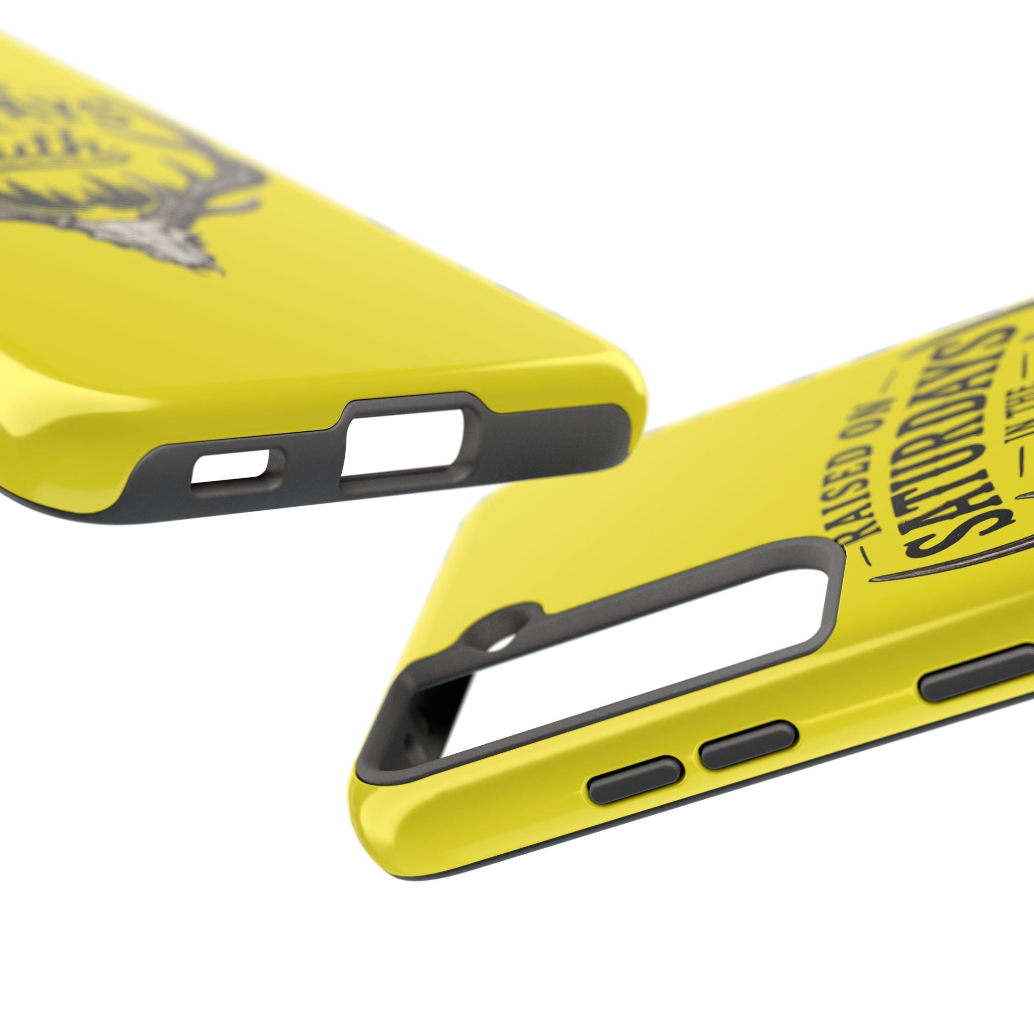 Raised On Saturdays In The South Phone Case-Spread Runs Deep In The Woods-(yellow)