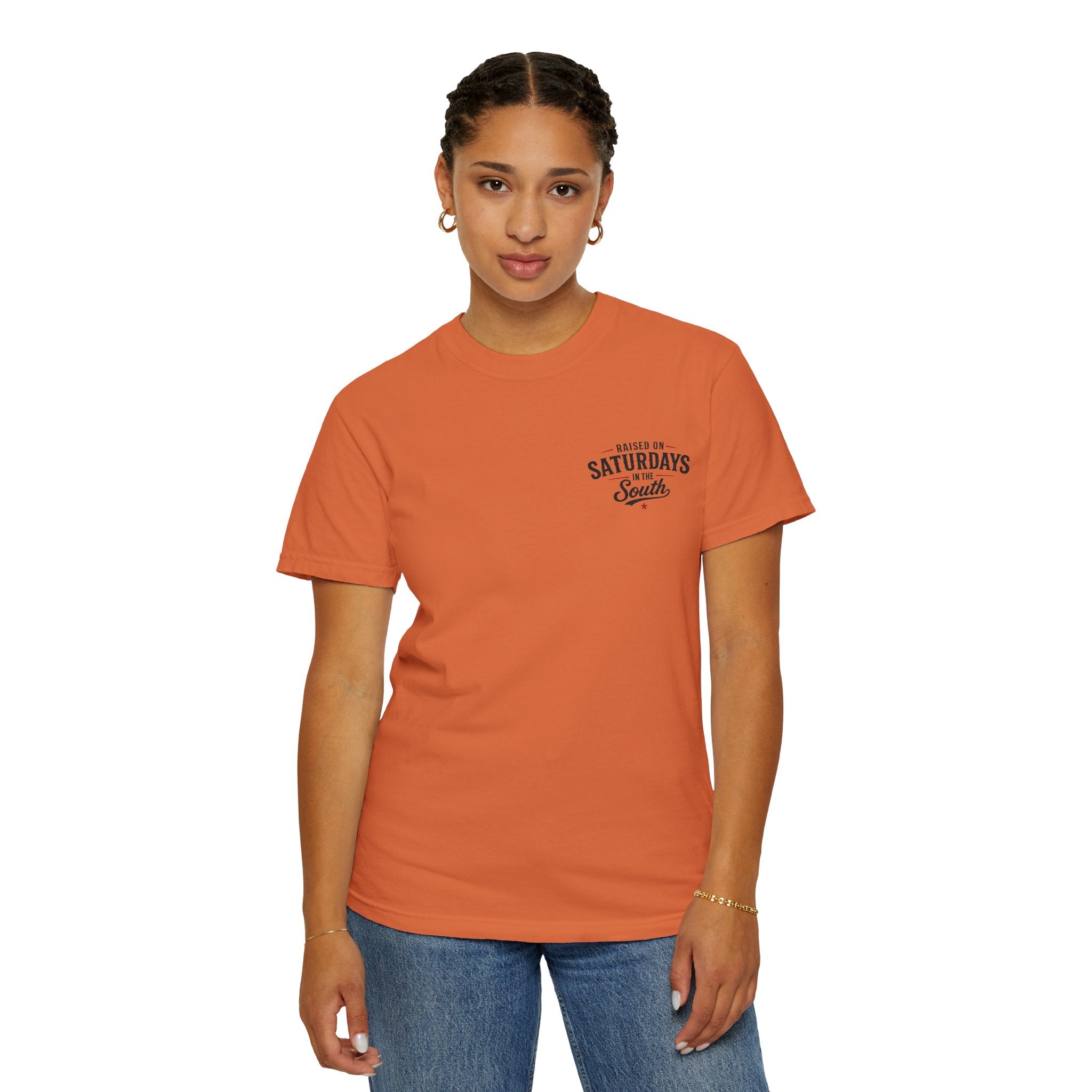 Raised On Saturdays In The South T-Shirt-Deep Sea Saturdays