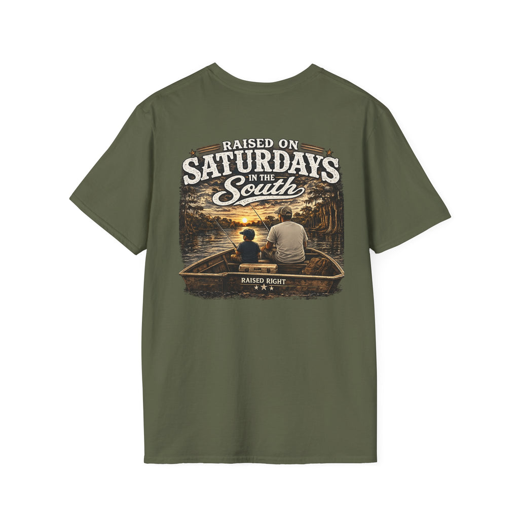 Raised On Saturdays In The South T-Shirt — Father's Day Collection