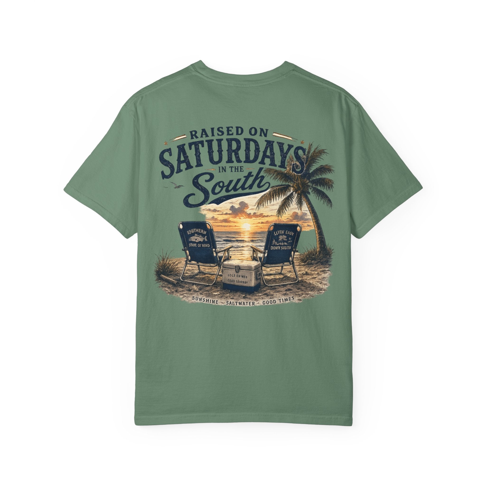 Raised On Saturdays In The South T-Shirt — Beachin It On Summer Saturdays
