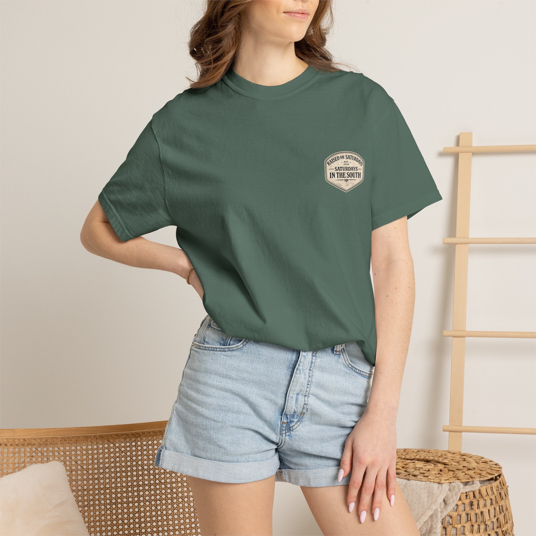 Raised On Saturdays In The South Classic T-Shirt-Mountain Seasons