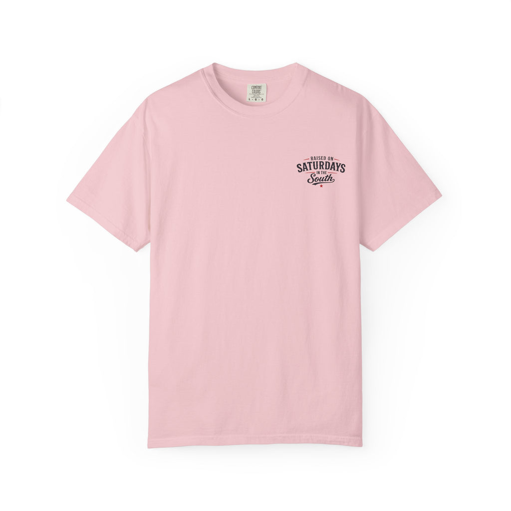 Raised on Saturdays T-Shirt — Boy Dad Fishing Buddies