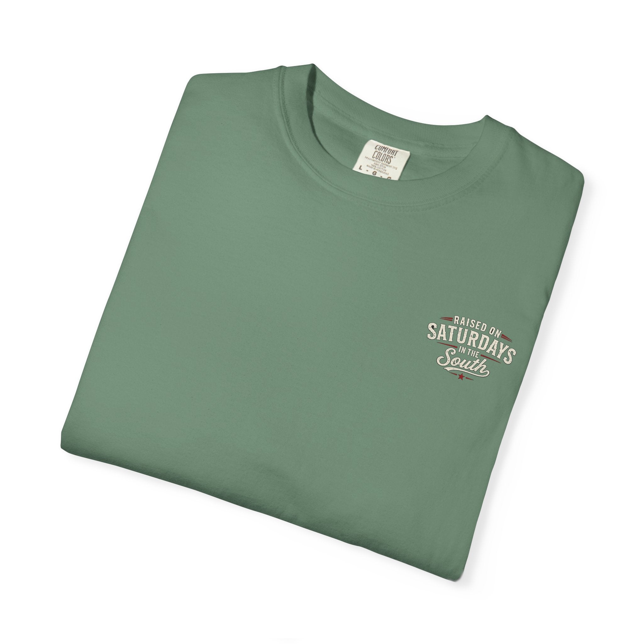 Raised On Saturdays In The South T-Shirt — Relaxing Saturday Morning In The Mountains