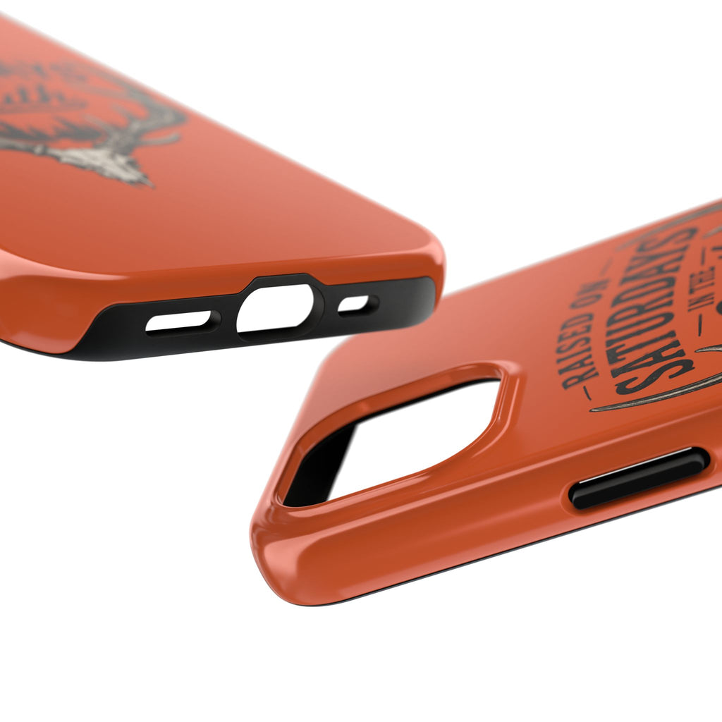 Raised On Saturdays In The South Phone Case-Spread Runs Deep In The Woods-(orange)