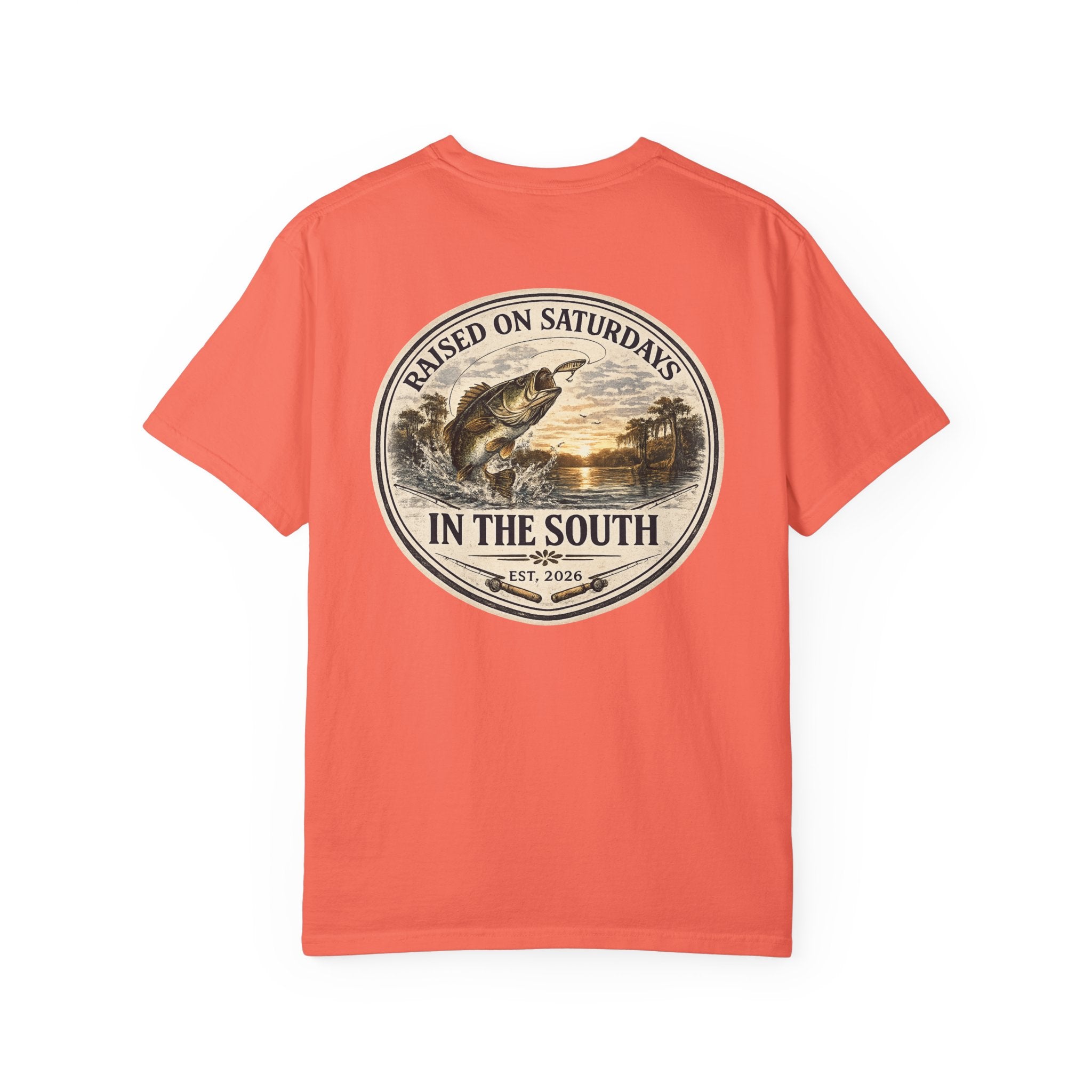 Raised On Saturdays In The South Classic T-Shirt- Fishin Season