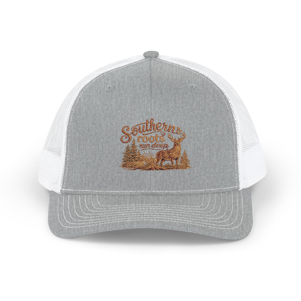 Snapback Trucker Cap - "Southern Roots Run Deep"