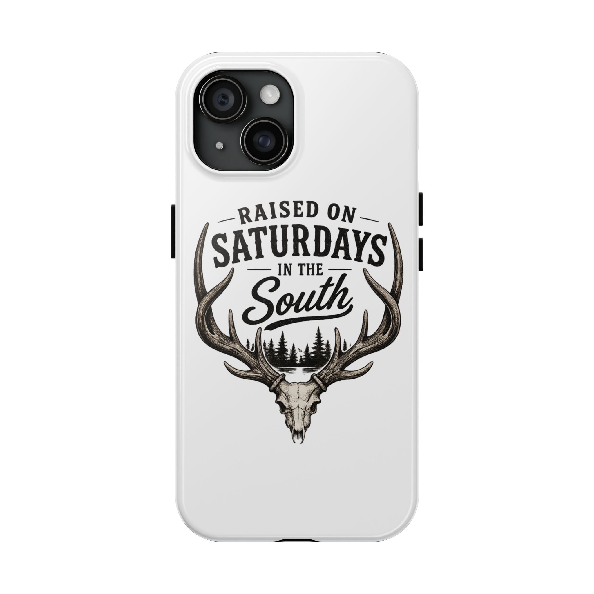 The Spreads Runs Deep In The Woods Phone Case-(white)