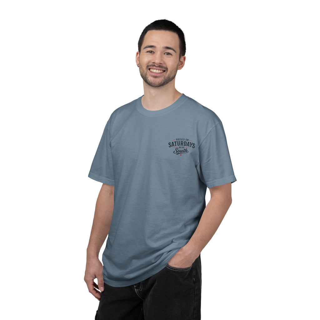 Raised On Saturdays In The South T-Shirt Boy Dad-"Daddy's Home"