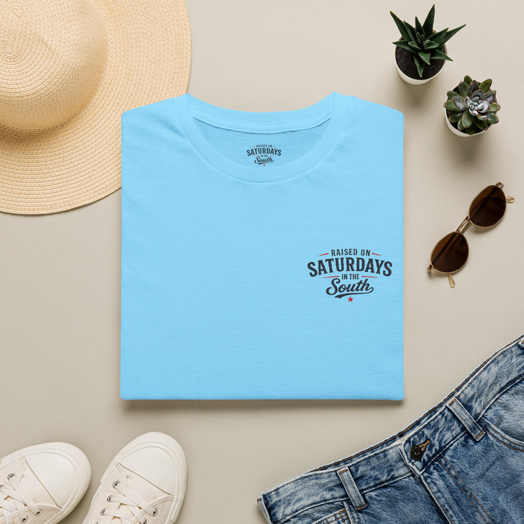 "Raised On Saturdays In The South" Vintage T-Shirt-Saturdays Are Made For Fishin